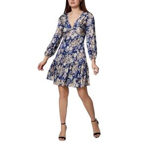 SAGE COLLECTIVE
Petite Floral-Print Balloon-Sleeve Dress size 2